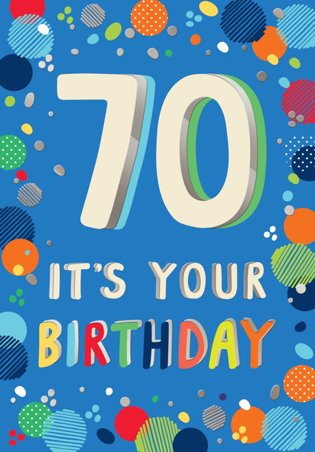 Birthday Card-70 It's Your Birthday