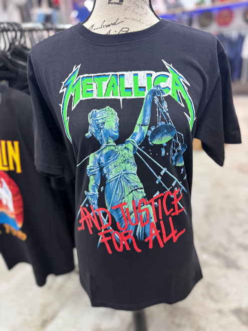 Metallica T-Shirt | Green | And Justice For All