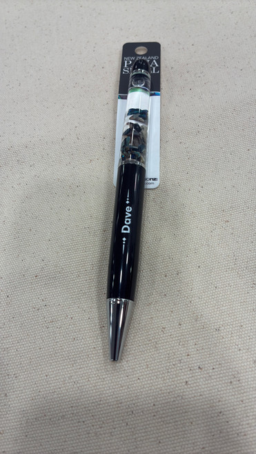 Dave Paua Shell Pen | NZ Souvenir Gift | Bold Style Letter