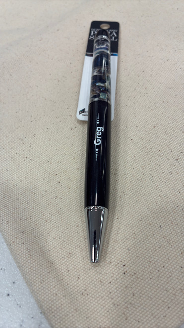 Greg Paua Shell Pen | NZ Souvenir Gift | Bold Style Letters