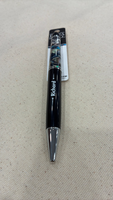 Phillip Paua Shell Pen | NZ Souvenir Gift | Bold Style Letters