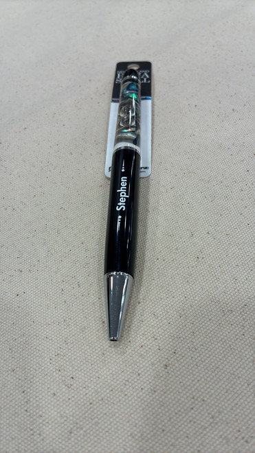 Stephen Paua Shell Pen | NZ Souvenir Gift | Bold Style Letters