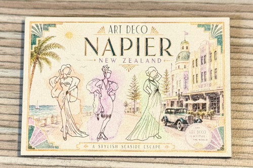 A Stylish Seaside Escape Art Deco Napier Magnet