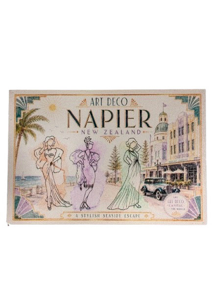 Napier New Zealand souvenir magnet - Art Deco style