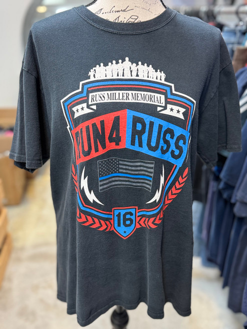 Front of Run4Russ Pre-Loved Vintage Tee