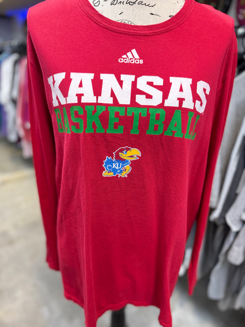 Kansas Basketball Long Sleeve Vintage Tee