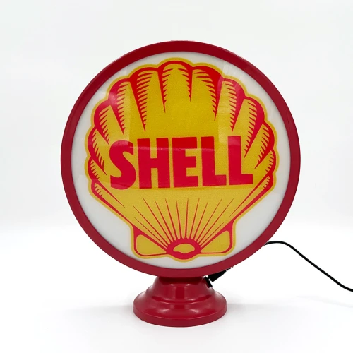 Shell logo on LED lamp