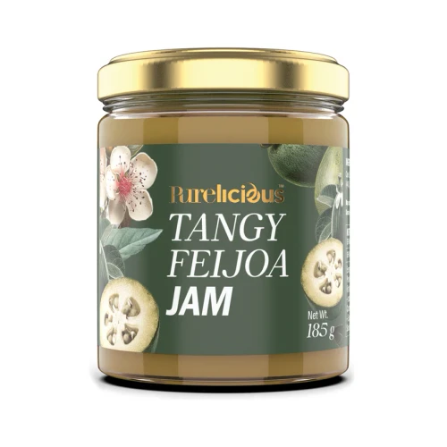Jar of tangy feijoa jam - 185gm
