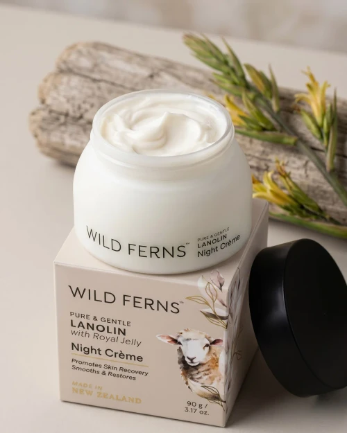 Pure & Gentle Lanolin Night Crème with Royal Jelly – 90g