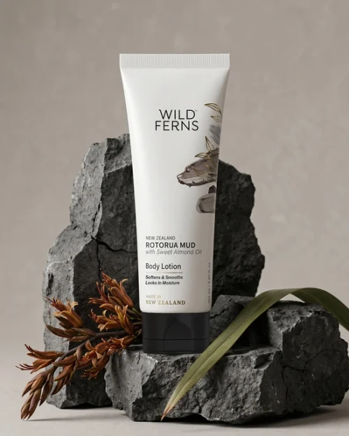 Wild Ferns Rotorua Mud Body Lotion with Sweet Almond Oil 150ml