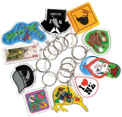 Bundle of 10 assorted New Zealand souvenir keyrings