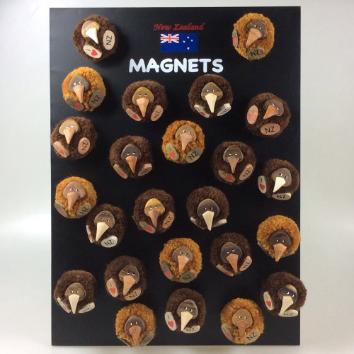 I love NZ - Kiwi PomPom Fridge Magnet (price per each)
