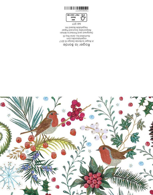 Pack of 8 x : 140x90 mm Christmas Cards