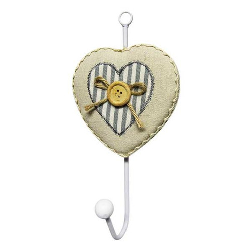 Country Chic Heart button hook