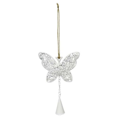 Country Chic Hanging single tin butterfly