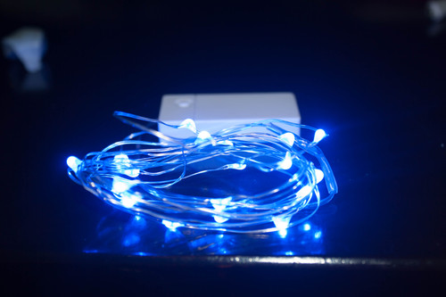 USB Rechargeable seed lights - comes in one of 6 colours