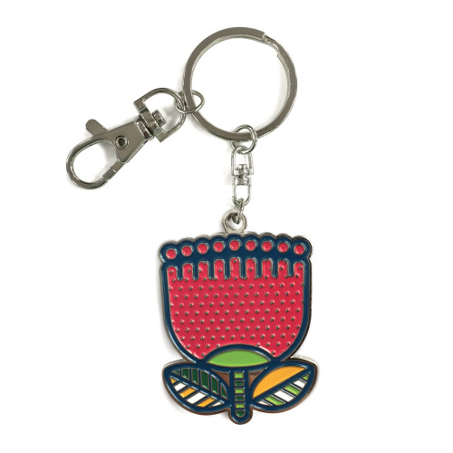 Pop Pohutukawa - Key Ring