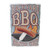 Retro Vintage Style Tin Plaque - backyard BBQ