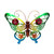 Wall Art Butterflies - approx 36 x 29cm - 5 designs to choose from (price per each)