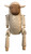 Wooden sheep with dangling legs  (various sizes)