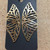 metal butterfly wing earrings on post comes in gold or silver colour