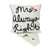 cushion cover - Mrs always Right