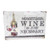 retro vintage tin sign - sometimes wine is just necessary