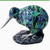 Ornamental Polystone and Resin Kiwi with Paua coloured pattern 100 mm