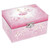 Ballerina musical jewellery box with butterfly pattern