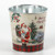 Christmas themed metal plant Pot cover