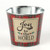 Joy to the World Christmas themed metal pot cover