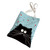 Cute Cat print on convenient sized canvas tote bag