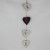 LOVE Heart strand - 50cm long