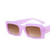 Bright coloured retro style square frame sunglasses - lots of colours to choose from