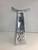 Tuatara candle holder 25cm pewter look New Zealand Kiwiana gift