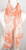 abstract pattern orange scarf (180cm x 45cm)