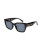 Sunglasses - Cresent - black and tortoiseshell frame with smoke lens