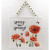 Spring has Sprung metal hanging sign