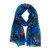 Scarf with NZ native Tui design - Tui Splendour