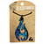 NZ Paua pendant hook with tattoo on cord