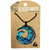 NZ Paua pendant koru with tattoo on cord