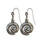 NZ Koru (spiral) - Pewter earrings