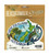 NZ Green Map sticker with NZ Fauna approx 15cm
