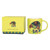 Lime green new bone china mug featuring a New Zealand kiwi bird design