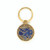 NZ Keyring - metal gold colour antique style sheep