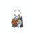 NZ Keyring - metal with PVC Sheep and Kiwi having a hug