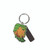 NZ Keyring - Kiwi sitting on a fern