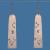Triple Manaia Bone earrings