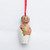 Maori warrior wooden skittle freestanding or hanging decoration