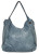 Large Handbag with silver studs - Blue